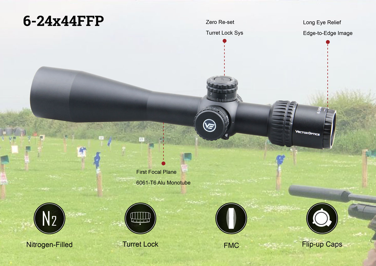 فروش فوق العاده دوربین سلاح شکاری مدل 44*12-3